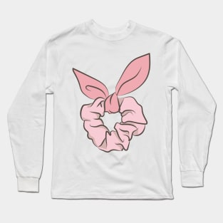 cute hair scrunchie Long Sleeve T-Shirt